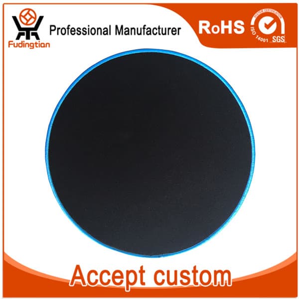Custom 5mm Thickness Blank Microfiber Cloth Round Mouse Pad